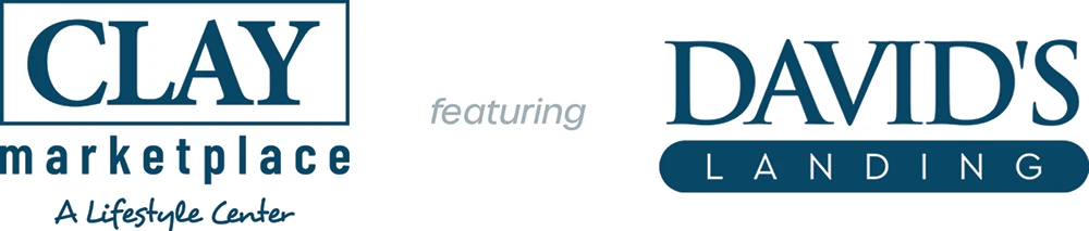 Clay Marketplace featuring David's Landing logos